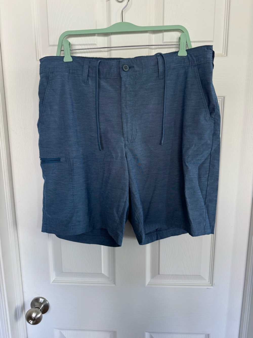 Sonoma Light Blue Elastic Waist Casual Shorts